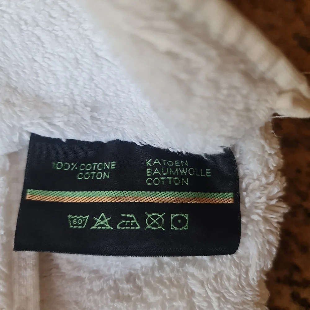Eguptian Cotton Carrara Oasis Made in Italy White Luxury Plush Towels Set/3